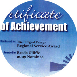 Regional Service Award 2 2009
